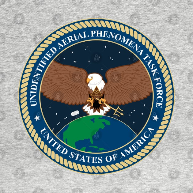 Unidentified Aerial Phenomena Task Force (UAPTF) Insignia by 33oz Creative